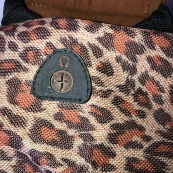 Salemi-pac Animal Print Backpack Pockets Zipper Padded SuedeLike 16x16” - Picture 5 of 10